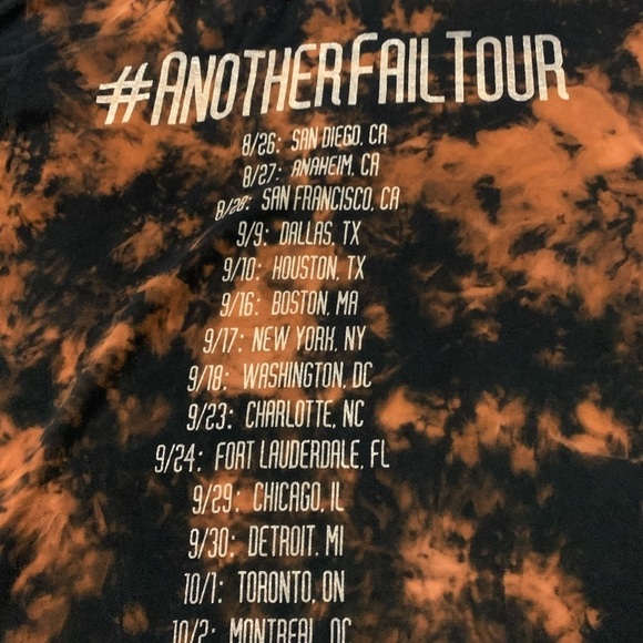 The Janoskians Another Fail Tour Tee Size Medium - Picture 4 of 6